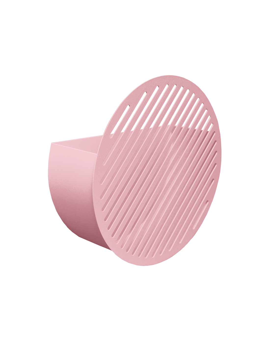 Diagonal wall basket, pink