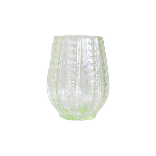 Twisted drinkglas, dusty green